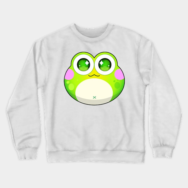 Cute frog Crewneck Sweatshirt by jessycroft